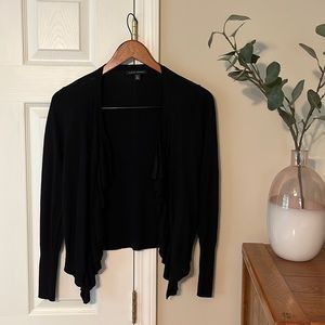 Banana Republic Crop Sweater with Ruffles